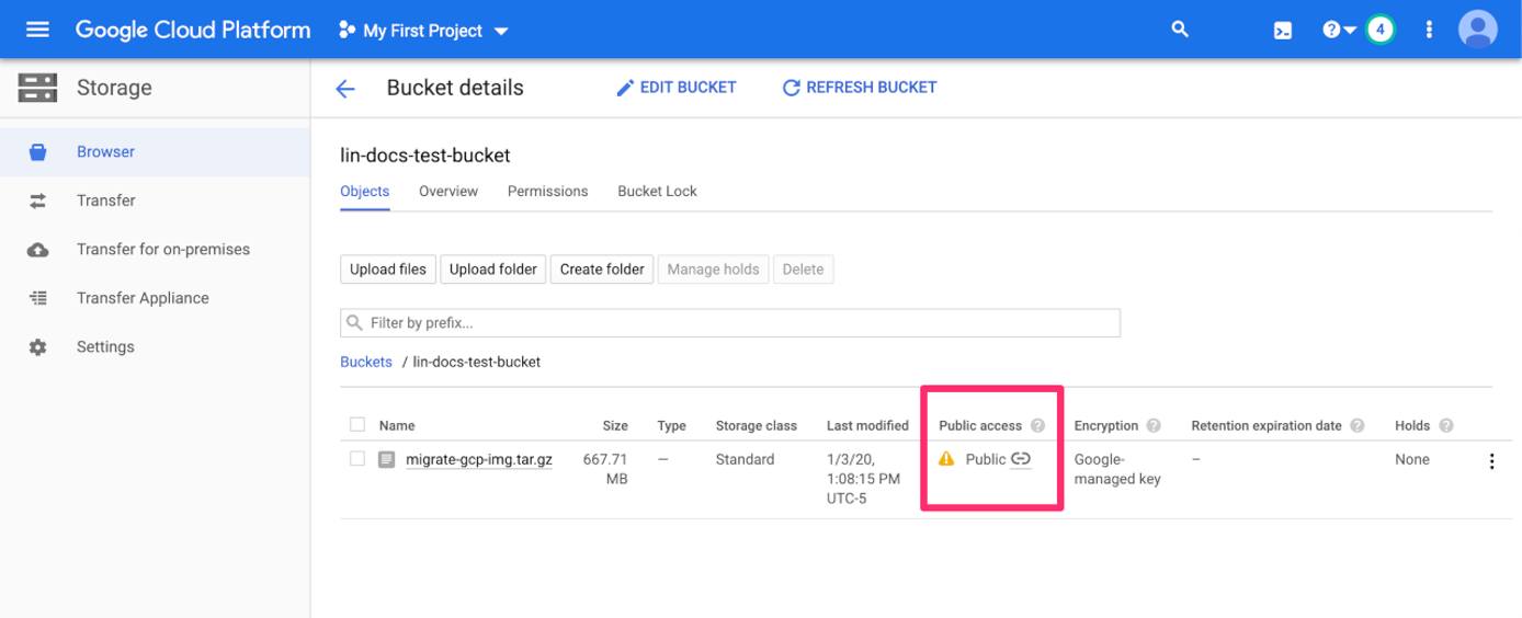 Google Object Storage Bucket Public Google Object Storage Bucket Public